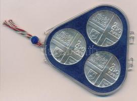 1977. 200Ft Ag 3xklf "Festők II. / Mányoki, Rippl-Rónai, Csontváry" sor, eredeti plombált ...