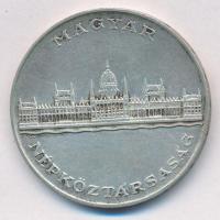 1956. 25Ft Ag "10 éves a forint / Parlament" T:2