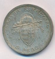 1938. 5P Ag "Szent István" T:2,2- kis ü