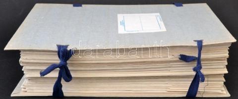 1944 Európa térképek, U.S.Army, Washington, 49db, (É-Németország, Lengyelország középsősávja, Witten...