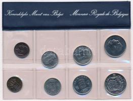 Belgium 1978. 50c-10Fr (8x) forgalmi szett fóliatokban T:1,1- Belgium 1978. 50 Centimes - 10 Francs (8x) coin set in foil packing C:UNC,AU