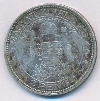 1929. 2P Ag "Madonna" T:2-,3 kis patina Adamo P7