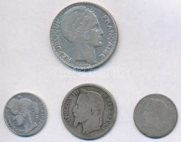 Franciaország / Második Császárság 1864A 50c Ag + 1867. 1F Ag "III. Napóleon" + Harmadik K...