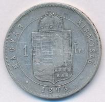 1873KB 1Ft Ag "Ferenc József / Középcímer" Körmöcbánya T:2-,3
Hungary 1873KB 1 Forint Ag ...