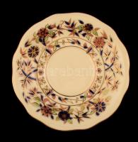 Zsolnay rózsa mintás mokkás csésze és alj párban ( 2db), kézzel festett, jelzett, hibátlan, eredeti ...