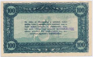~1920. 100K "Vásárlási visszatérítés" "Hajdúszováti Fogyasztási Szövetkezet" fel...