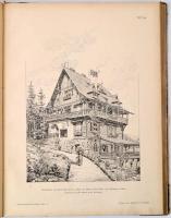 1899 Ludwig Eisenlohr-Car Weigle (szerk.): Architektonische Rundschau (Építészeti Szemle) 15. évfoly...