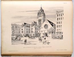 1899 Ludwig Eisenlohr-Car Weigle (szerk.): Architektonische Rundschau (Építészeti Szemle) 15. évfoly...