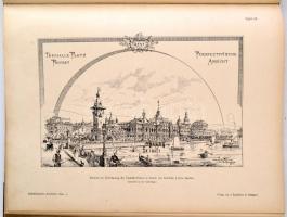 1899 Ludwig Eisenlohr-Car Weigle (szerk.): Architektonische Rundschau (Építészeti Szemle) 15. évfoly...
