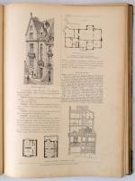 1899 Ludwig Eisenlohr-Car Weigle (szerk.): Architektonische Rundschau (Építészeti Szemle) 15. évfoly...