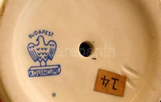 Aquincum női akt, porcelán, jelzett, 22cm