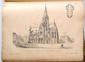 1886 Ludwig Eisenlohr-Car Weigle (szerk.): Architektonische Rundschau (Építészeti Szemle) 2. évfolya...