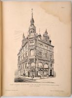 1886 Ludwig Eisenlohr-Car Weigle (szerk.): Architektonische Rundschau (Építészeti Szemle) 2. évfolya...