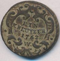Ausztria 1762W 1kr "I. Ferenc" T:2,2-
Austria 1762W 1 Kreuzer "Franz I" C:XF,VF