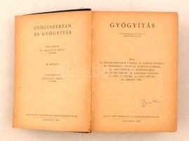 id. Issekutz Béla 2 kötete: Gyógyszertan és gyógyítás  II. és Gyógyszertan. Viseltes állapotban