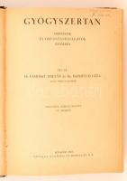 Vámossy Zotán dr. és Manfeld Géza dr.: Gyógyszertan Orvosok és orvostanhallgatók számára. Budapest, 1944, Antiqua Nyomdai és Irodalmi R.T. Kissé viseltes félvászon kötésben