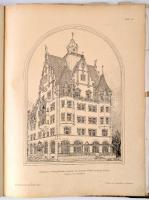 1900 Ludwig Eisenlohr-Car Weigle (szerk.): Architektonische Rundschau (Építészeti Szemle) XVI. évfol...