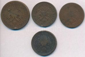 1851B 1kr Cu + 1851E 1kr Cu + 1851G 1kr Cu + 2kr Cu T:2,2-,3