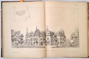 1890 Ludwig Eisenlohr-Car Weigle (szerk.): Architektonische Rundschau (Építészeti Szemle) 6. évfolya...
