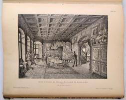 1893 Ludwig Eisenlohr-Car Weigle (szerk.): Architektonische Rundschau (Építészeti Szemle) 9. évfolya...
