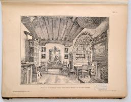 1893 Ludwig Eisenlohr-Car Weigle (szerk.): Architektonische Rundschau (Építészeti Szemle) 9. évfolya...