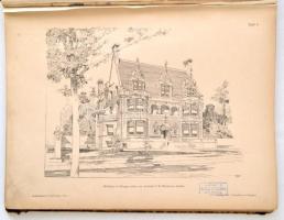 1893 Ludwig Eisenlohr-Car Weigle (szerk.): Architektonische Rundschau (Építészeti Szemle) 9. évfolya...
