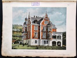 1896 Ludwig Eisenlohr-Car Weigle (szerk.): Architektonische Rundschau (Építészeti Szemle) 12. évfoly...