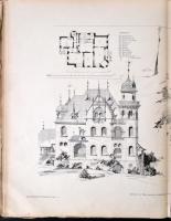 1896 Ludwig Eisenlohr-Car Weigle (szerk.): Architektonische Rundschau (Építészeti Szemle) 12. évfoly...