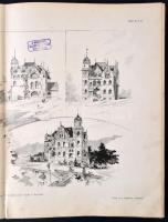 1896 Ludwig Eisenlohr-Car Weigle (szerk.): Architektonische Rundschau (Építészeti Szemle) 12. évfoly...