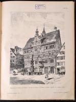 1896 Ludwig Eisenlohr-Car Weigle (szerk.): Architektonische Rundschau (Építészeti Szemle) 12. évfoly...