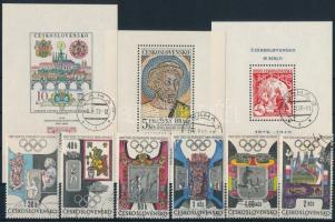 1968-1970 3 stamps + 11 sets + 2 mini sheets + 3 blocks 1968-1970 3 klf önálló érték + 11 klf sor, k...