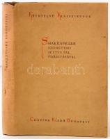 William Shakespeare: Shakespeare szonettjei. The Sonnets of Shakespeare. Fordította Justus Pál. Kétnyelvű klasszikusok. Budapest, 1956, Corvina, 344 p. Kiadói félvászon kötés, kiadói papírborítóban. A papírborítója szakadozott. Az elülső szennylapon ajándékozási sorokkal.