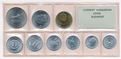 1982. 2f-10Ft 9db klf, érmés forgalmi sor fóliatokban T:1