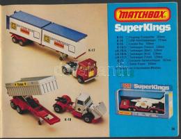 1979 A Matchbox 1979/80-as játékkatalógusa, sok színes képpel
