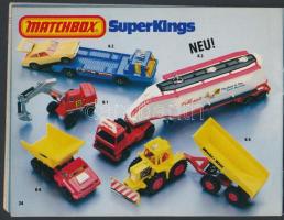 1981 A Matchbox 1981/82-es játékkatalógusa, sok színes képpel