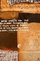 Ajtai Tamás (1952-): Sejtelmes viszony. Vegyes technika, farost, jelzett, 40×40 cm