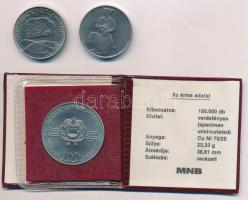 1980. 100Ft Ni "Szovjet-magyar közös űrrepülés" + 1981. 100Ft Ni "FAO" + 1982. 1...