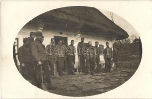 I. világháborús osztrák-magyar katonák, 307. honvéd gyalogezred / WWI K. u. K. soldiers, 307th infantry regiment, photo (fa)