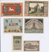 Németország / Weimari Köztársaság 1920-1921. 6db klf szükségpénz, közte Dömitz, Pößneck, Stavenhagen T:I,I-,III Germany / Weimar Republic 1920-1921. 6pcs of diff necessity notes, including Dömitz, Pößneck, Stavenhagen C:UNC,AU,F