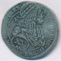 Ausztria 1694. 15kr Ag "I. Lipót" (6g) T:2-,3 fülnyom, forrasztásnyom 1694. 15 Kreuzer Ag "Leopold I" (6g) C:VF,F ear mark, solder mark