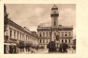 Komárom, Komárno; Klapka tér, Goldmann József üzlete / square, shop