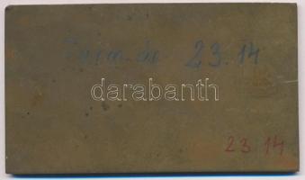 DN "Balaton" Br plakett, a városok címerei nélkül (67x116mm) T:2 k