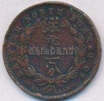 Brit Észak-Borneó 1888H 1c Br T:3 ph. British North Borneo 1888H 1 Cent Br C:F edge error