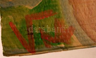 Cs. Németh Miklós (1934-2012): Egzotikus lány. Olaj, karton, jelzett, 54×37 cm