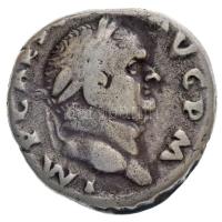 Római Birodalom / Róma / Vespasianus 70-72. Denár Ag (3g) T:2- Roman Empire / Rome / Vespasian 70-72. Denarius Ag "IMP CAES [VESP] AVG P M / AVGVR TRI POT" (3g) C:VF RIC II 30.