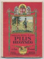 cca 1930 Pilis Hegység, Kirándulók térképe, 2. szám. Magyar Királyi Állami Térképészet, 68x76 cm.