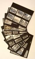 cca 1920-1930 Egy cserkésztábor fotói, 106 db fotó albumlapra ragasztva, 6x8 cm