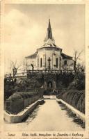 Szenc, Szempcz, Senec; Római katolikus templom, Lourdes-i barlang / church, Lourdes Chapel