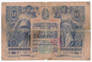 1902. 50K felülbélyegzett T:IV
Adamo K23Be