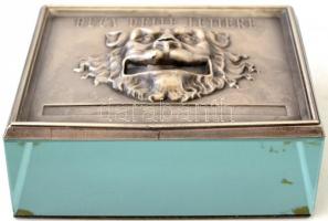 "Velencei postaláda 1700" Ezüst lemezzel borított levélnehezék, kiadva a Posta és Távírda ...